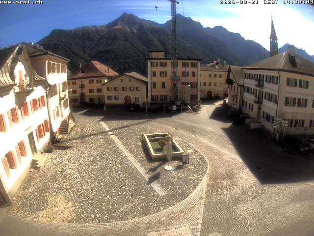 Sins (Sent): Graubünden, Schweiz