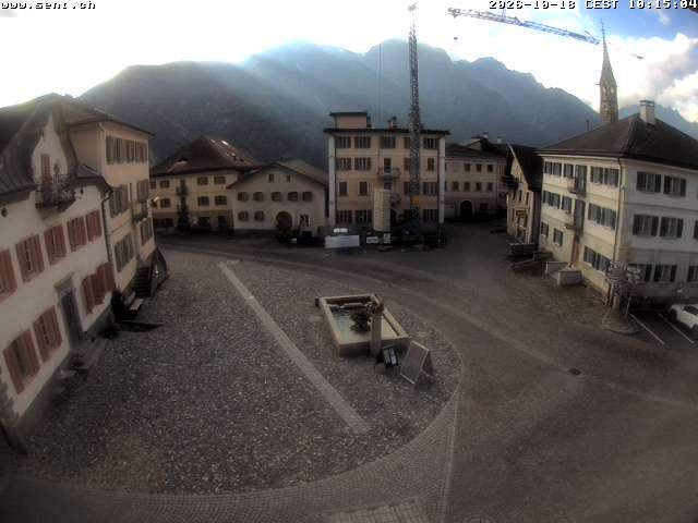 Sins (Sent): Graubünden, Schweiz