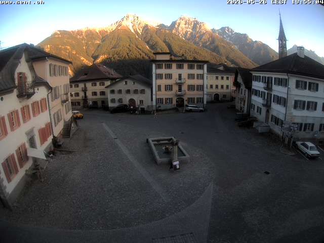 Sins (Sent): Graubünden, Schweiz