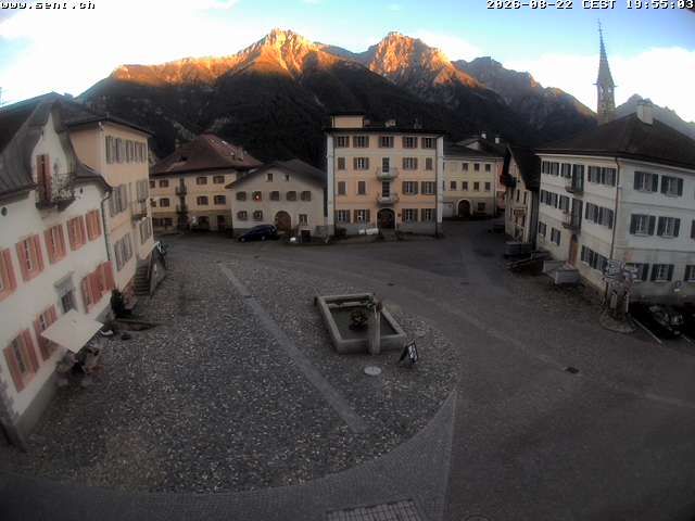 Sins (Sent): Graubünden, Schweiz