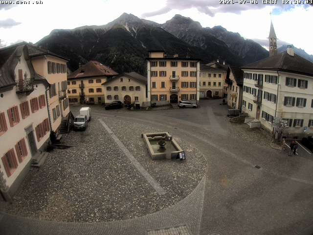 Sins (Sent): Graubünden, Schweiz