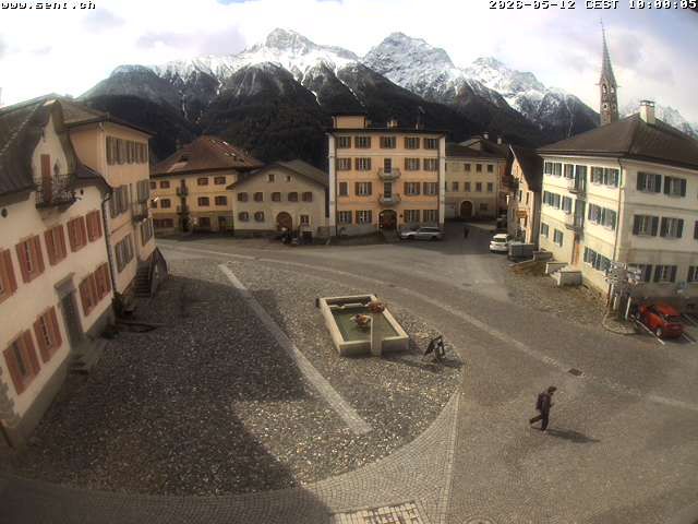Sins (Sent): Graubünden, Schweiz