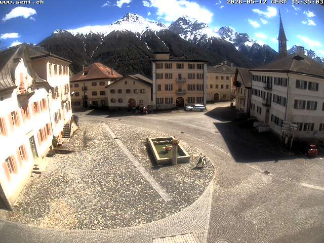 Sins (Sent): Graubünden, Schweiz