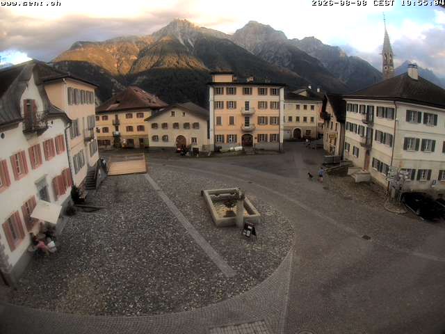 Sins (Sent): Graubünden, Schweiz
