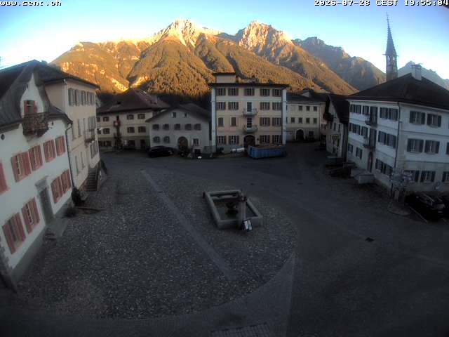 Sins (Sent): Graubünden, Schweiz