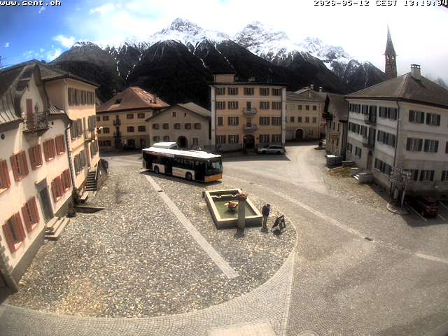 Sins (Sent): Graubünden, Schweiz