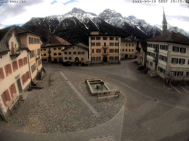 Sins (Sent): Graubünden, Schweiz