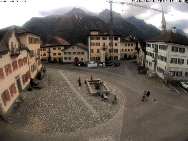 Sins (Sent): Graubünden, Schweiz