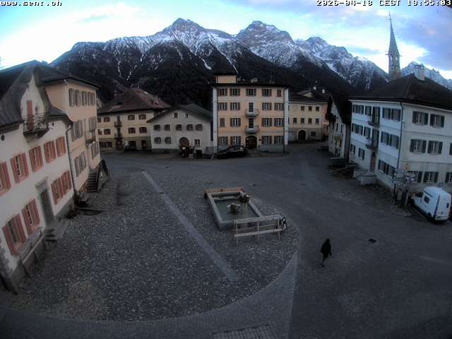 Sins (Sent): Graubünden, Schweiz