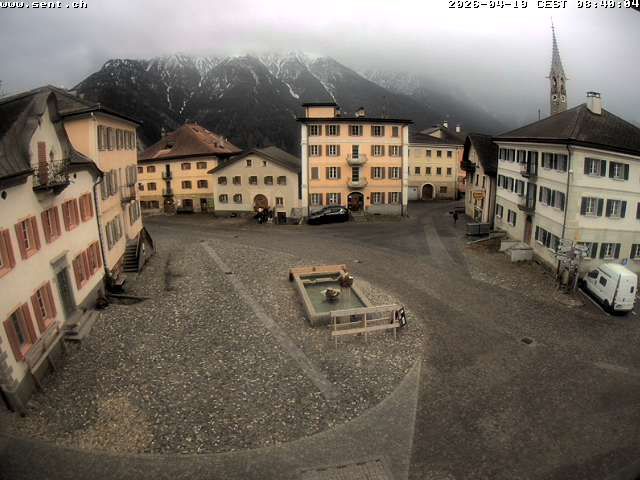 Sins (Sent): Graubünden, Schweiz