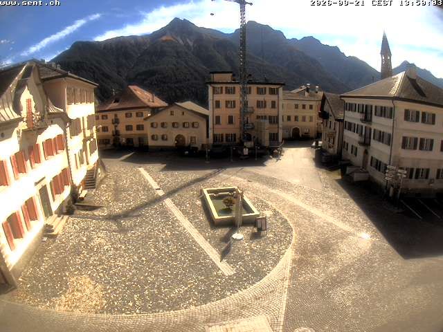 Sins (Sent): Graubünden, Schweiz