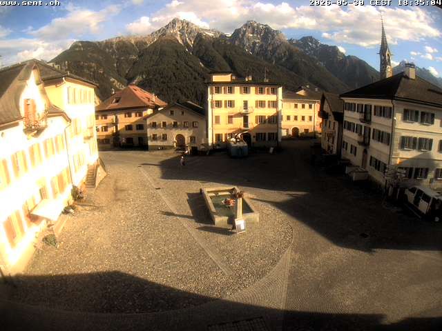 Sins (Sent): Graubünden, Schweiz