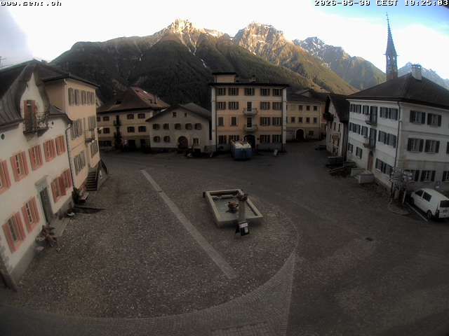 Sins (Sent): Graubünden, Schweiz