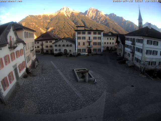 Sins (Sent): Graubünden, Schweiz