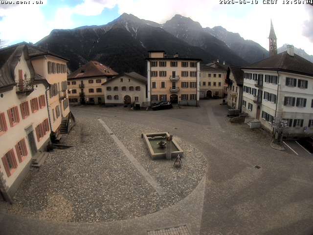 Sins (Sent): Graubünden, Schweiz