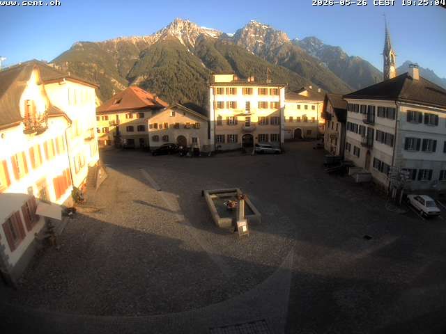 Sins (Sent): Graubünden, Schweiz