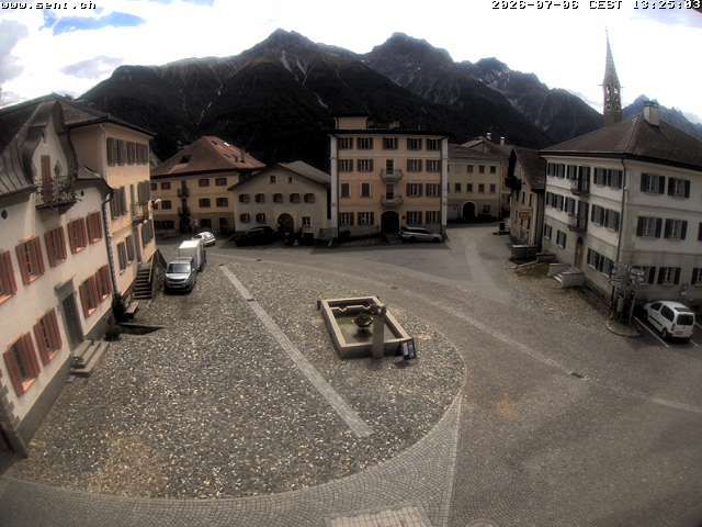 Sins (Sent): Graubünden, Schweiz