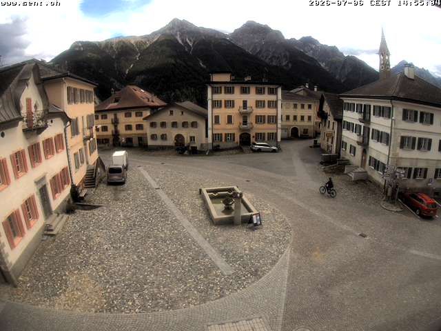 Sins (Sent): Graubünden, Schweiz
