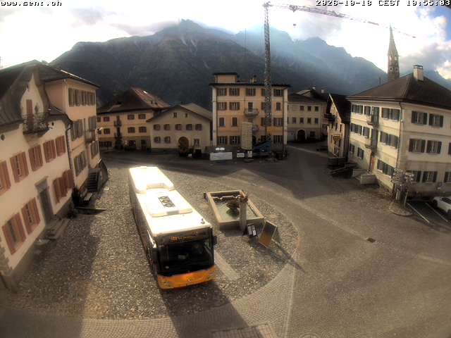 Sins (Sent): Graubünden, Schweiz