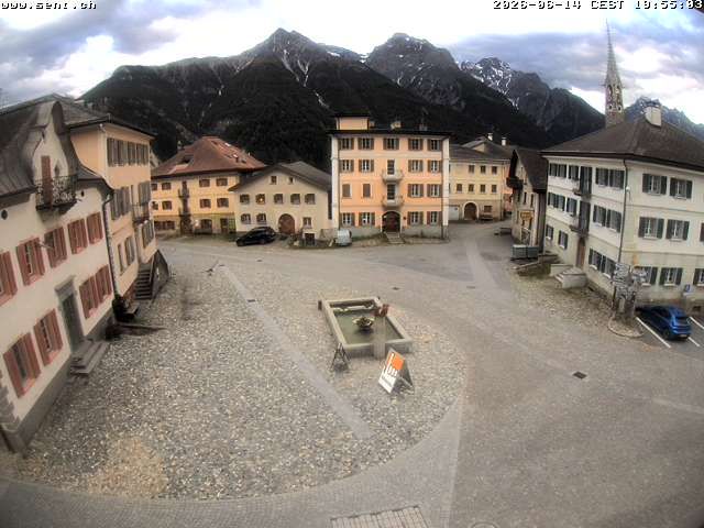 Sins (Sent): Graubünden, Schweiz