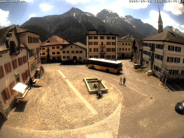 Sins (Sent): Graubünden, Schweiz