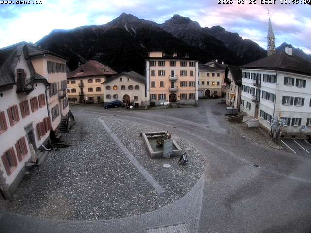 Sins (Sent): Graubünden, Schweiz
