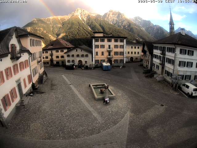 Sins (Sent): Graubünden, Schweiz