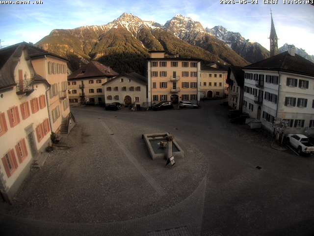 Sins (Sent): Graubünden, Schweiz