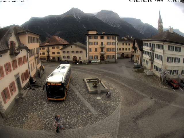 Sins (Sent): Graubünden, Schweiz
