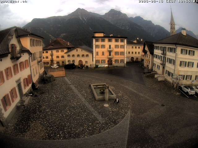 Sins (Sent): Graubünden, Schweiz