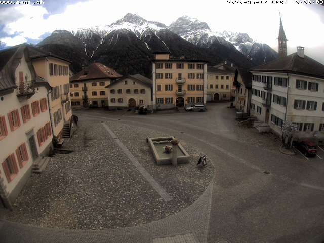 Sins (Sent): Graubünden, Schweiz