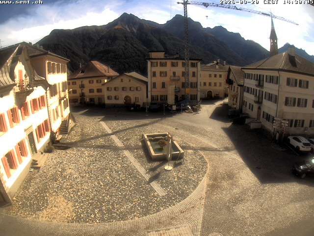 Sins (Sent): Graubünden, Schweiz
