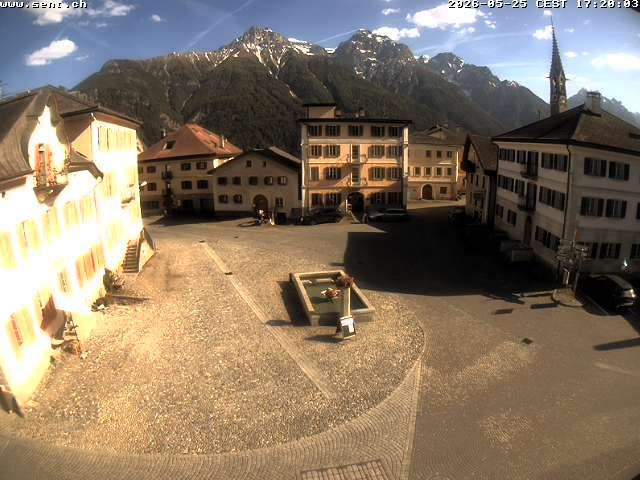 Sins (Sent): Graubünden, Schweiz
