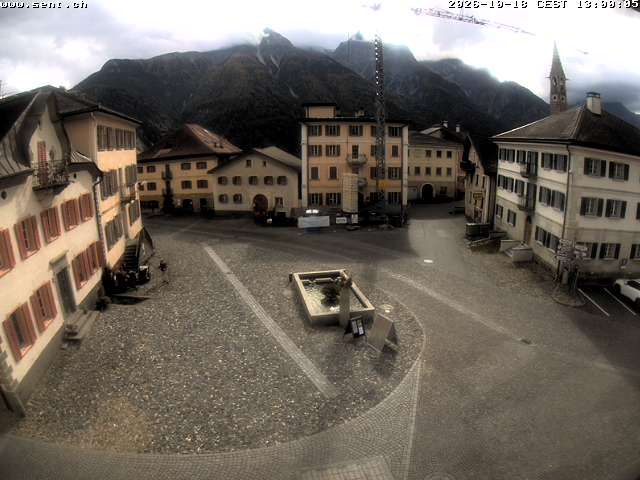 Sins (Sent): Graubünden, Schweiz