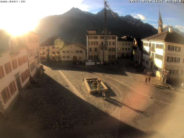 Sins (Sent): Graubünden, Schweiz