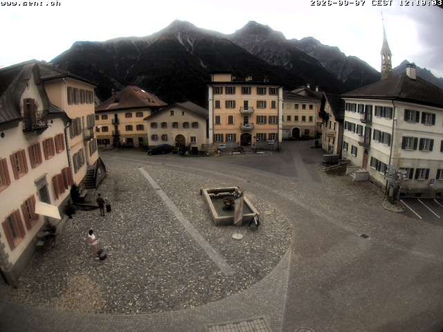 Sins (Sent): Graubünden, Schweiz