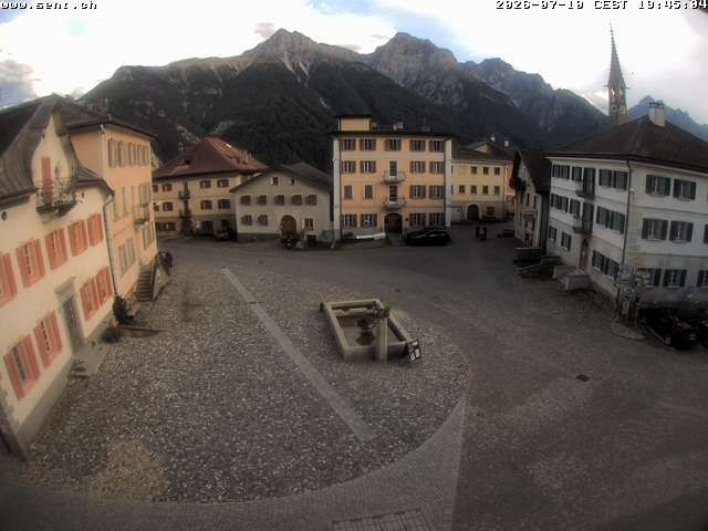 Sins (Sent): Graubünden, Schweiz