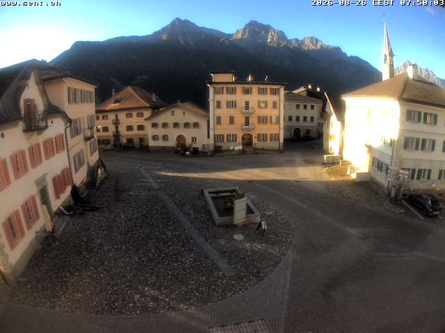 Sins (Sent): Graubünden, Schweiz