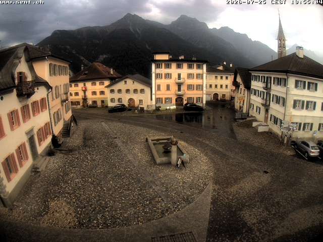 Sins (Sent): Graubünden, Schweiz
