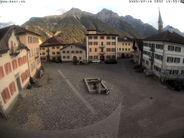 Sins (Sent): Graubünden, Schweiz