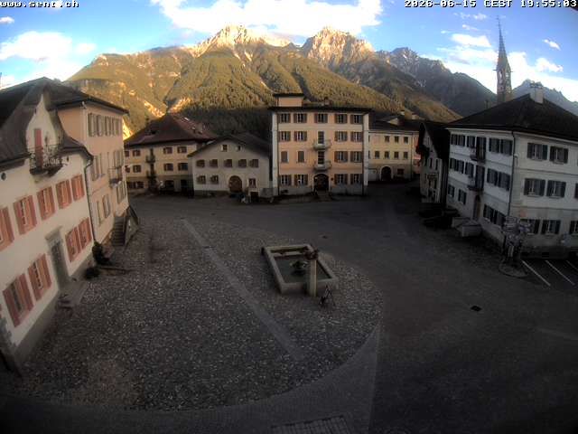Sins (Sent): Graubünden, Schweiz