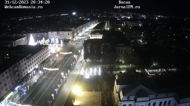 Traffic Cam Bacau › South: Decebal - Strada Nicolae Bălcescu - Tricolorului Square - Catedrala Înălțarea Domnului - Calea Mărășești