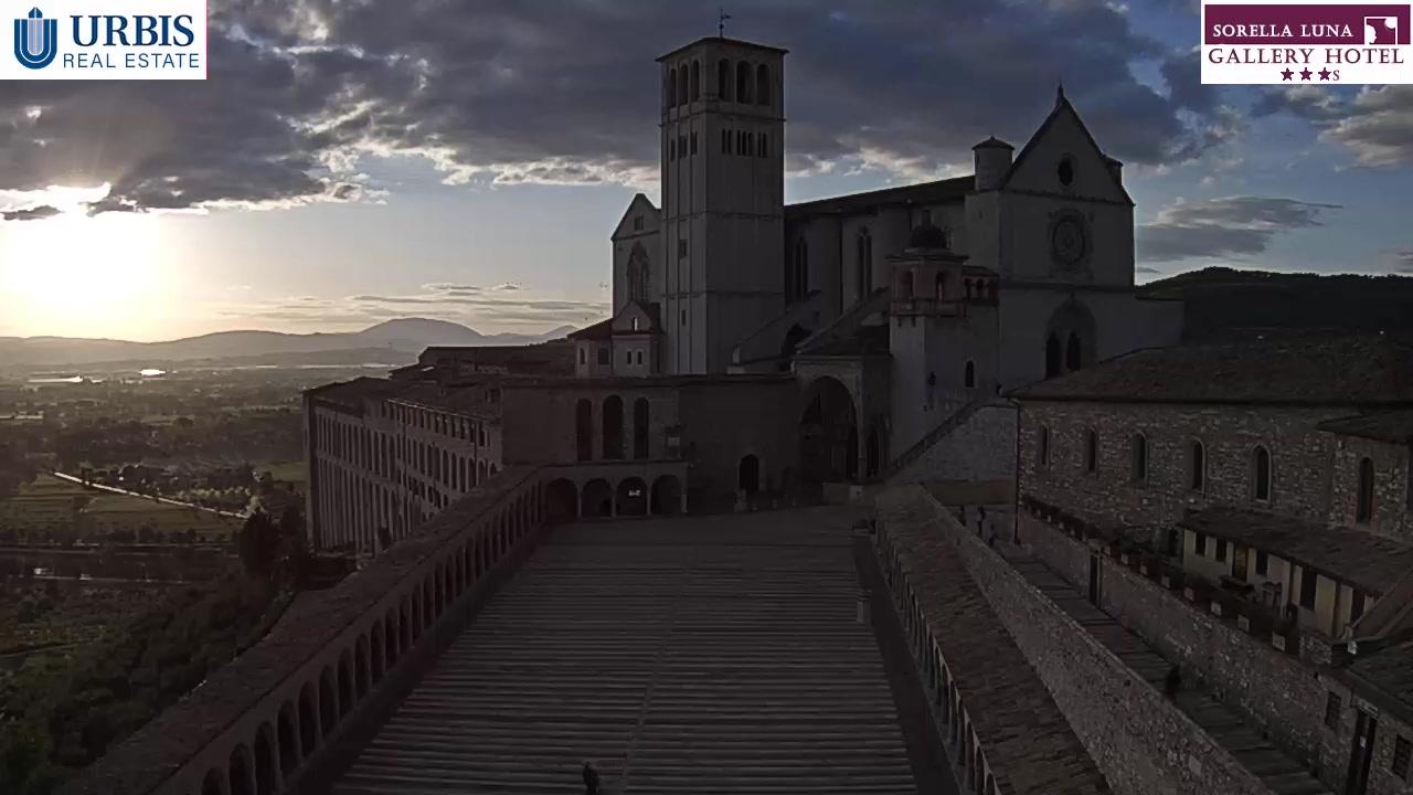 Webcam Assisi, Basilica di San Francesco - Umbria Webcam