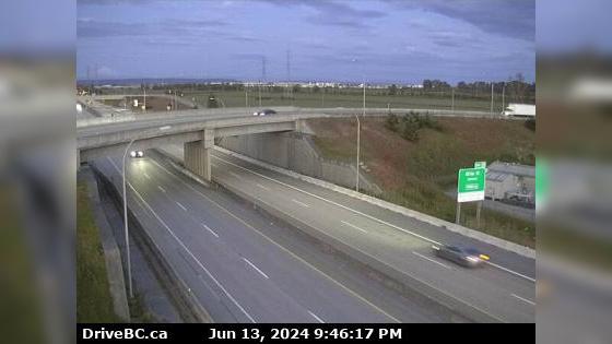 Traffic Cam Delta › East: Hwy 99 at Hwy 17 in - looking east