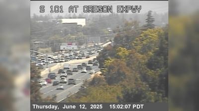 Palo Alto Traffic: US-101 Oregon Expressway