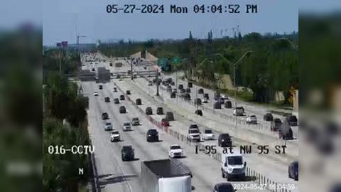 Traffic Cam Colonial Acres Mobile Home Park: I-95 at Northwest 95th Street
