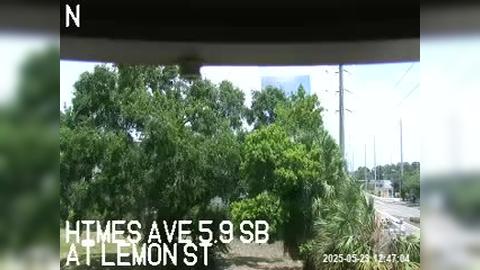 Traffic Cam West Tampa: CCTV Himes . SB