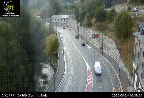 Traffic Cam Canillo: CG2 - PK 10+100 - Sud) - 1.523 metres