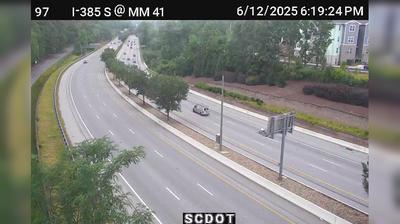 Greenville Traffic: I-385 S @ MM