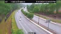 Greenville: I-385 S @ MM - Day time